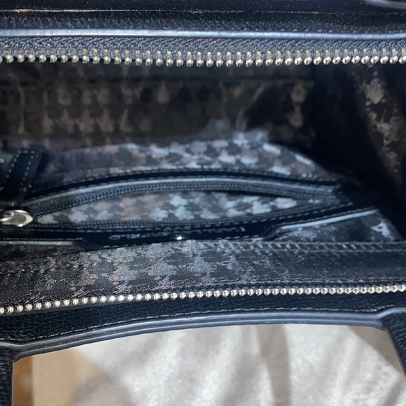 Karl Lagerfeld Paris Maybelle Satchel Black/Grey Leopard - Picture 8 of 16